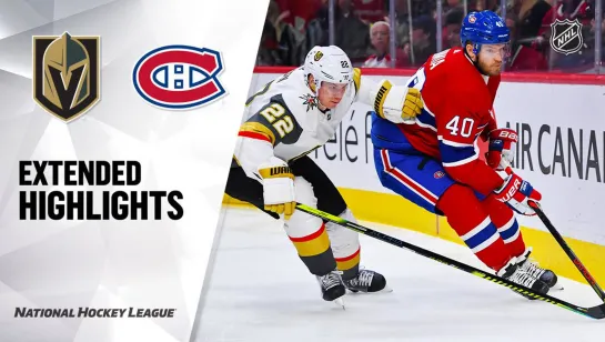 Condensed Game: VGK @ MTL Jan 18, 2020