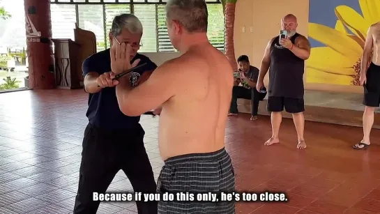 KNIFE APPROACH in ABANIKO TRES PUNTAS _ FILIPINO MARTIAL ARTS _ GM RENE TONGSON