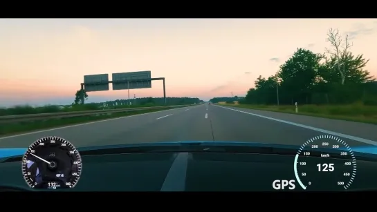 ✩ Акция памяти 415 км/ч на Автобане — глазами водителя Bugatti Chiron on Autobahn (GPS) On-Board CAM POV GoPro