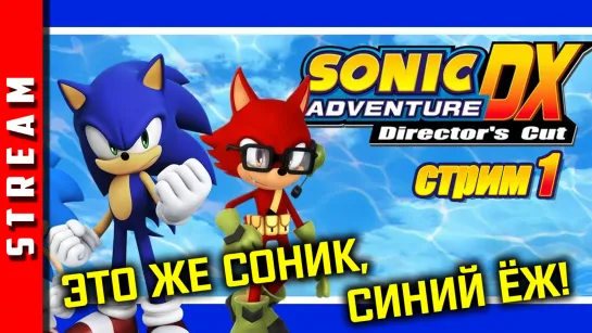 Стрим | Sonic Adventure DX. И снова трехмерный Ёж! Часть 1. (EFP)