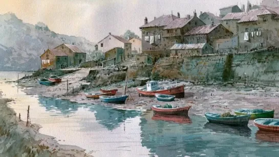 Faustino Martin Gonzalez Испанский акварелист