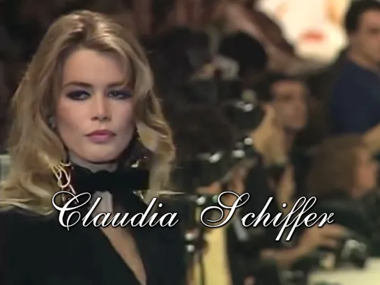 Claudia Schiffer on the Valentino 1996