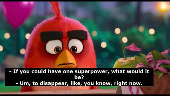 Английский по фильмам: Angry Birds 2 в кино (The Angry Birds Movie 2) – 2019