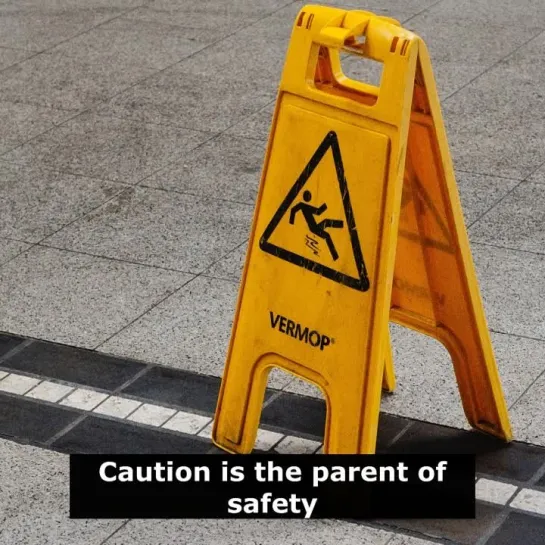 Английские пословицы: Caution is the parent of safety