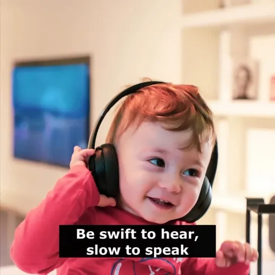 Английские пословицы: Be swift to hear, slow to speak