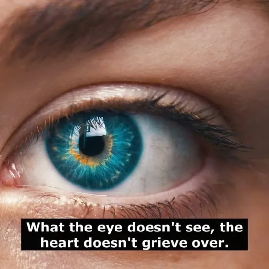 Английские пословицы: What the eye doesn't see, the heart doesn't grieve over