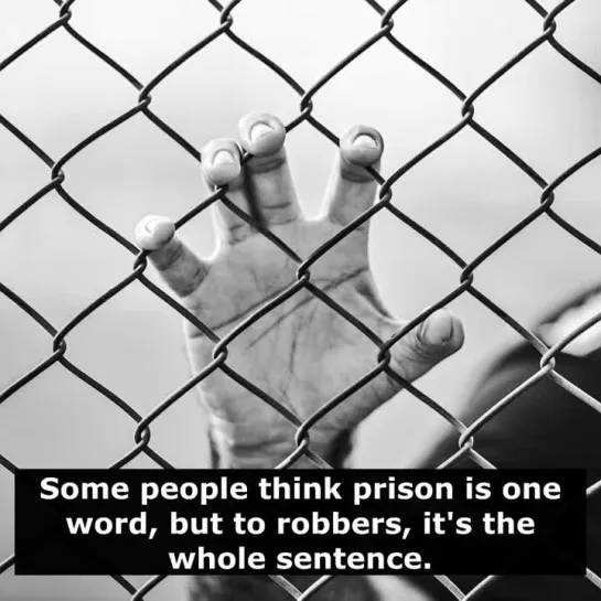 Шутки на английском языке: Some people think prison is one word