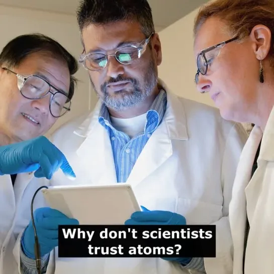 Шутки на английском: Why dont scientists trust atoms?