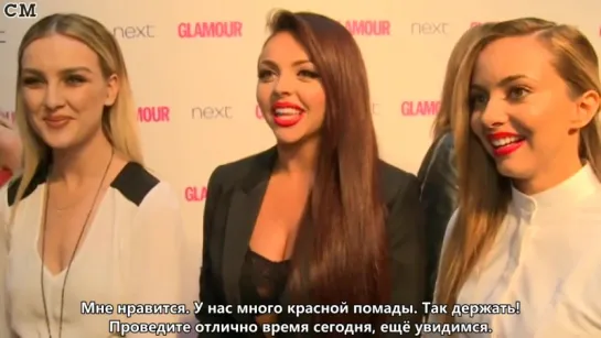 Little Mix interview: Girls talk US tour and new music at Glamour Awards 2014 [RusSub]