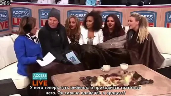 Little Mix On Access Hollywood 02/04/2014 [RusSub]