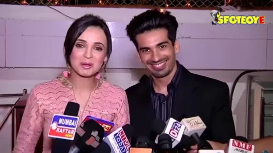 Sanaya Irani and Mohit Sehgal at Dipika-Shoaib Wedding Reception _ SpotboyE