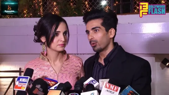 Sanaya Irani With Mohit Sehgal At Deepika - Sohaib GRAND Wedding Reception