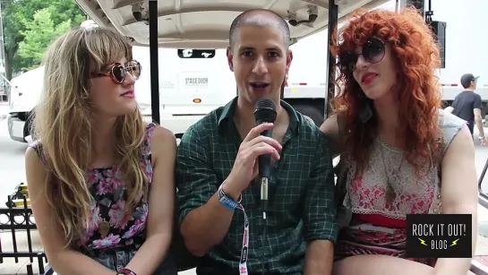 DEAP VALLY INTERVIEW - LOLLAPALOOZA MUSIC FESTIVAL 2013