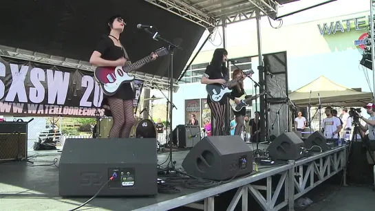 Dum Dum Girls "Bhang Bhang, I'm A Burnout" live at Waterloo Records during SXSW 2011