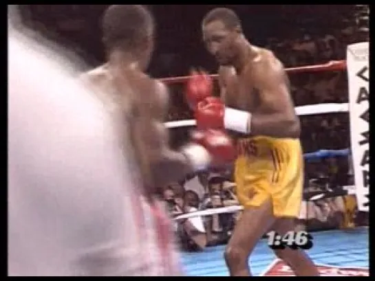 12-06-1989 Thomas Hearns vs. Sugar Ray Leonard 2