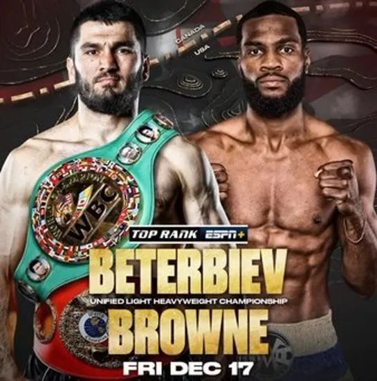 Artur Beterbiev vs. Marcus Browne / Артур Бетербиев – Маркус Браун (RUS)