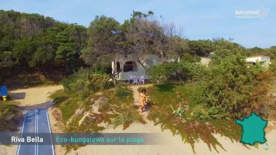 En Corse le domaine naturiste thalasso et SPA de Riva Bella - Hébergement eco bungalows plage