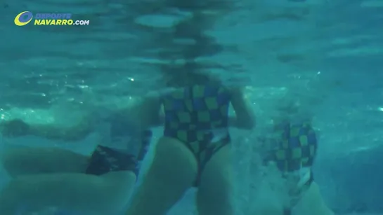 Waterpolo underwater