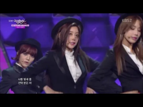 [PERF] Girl's Day, AOA, BESTie - Mr. Mr. (SNSD) (KBS Music Bank/140627)