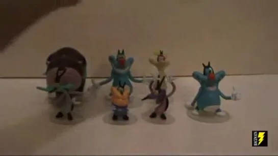 Oggy and the Cockroaches. Фигурки