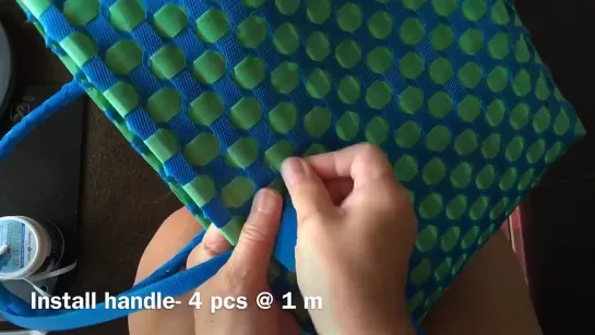 (280)_Плетение хозяйственной сумки_Tutorial ke 280 - Weaving Shopping Bag ( Strapping Band )