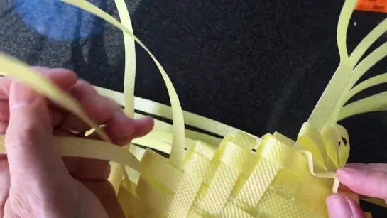 Плетение Небольшой Корзины_Tutorial ke 319 - Weaving Small Basket ( Strapping Band )