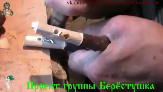 Ручка для туеса из Черёмухи Мастер А.Шутько