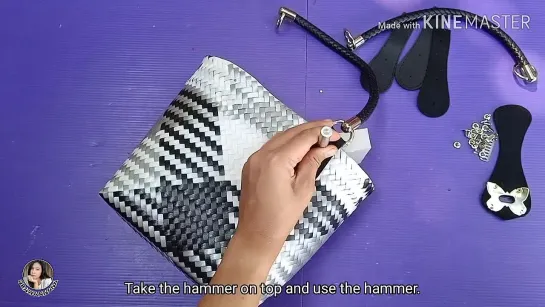 53_วิธีตอกสายกระเป๋า _ How to hammer luggage lines.