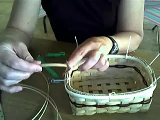 Basket Weaving Video #11a--Lashing the rim