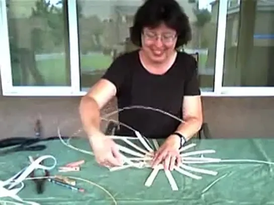 Basket Weaving Video #14--Berry Basket--Adding more spokes