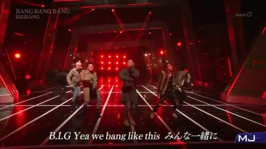 BIG BANG - Bang Bang Bang [2016.02.29 NHK Music Japan]