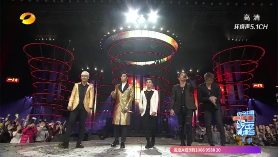 BIG BANG on Hunan TV New Year concert 2015-2016