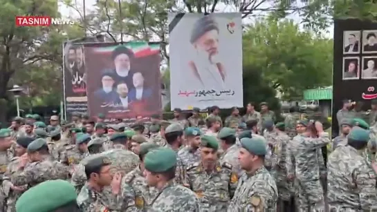 En la ciudad iraní de Tabriz, capital de la provincia iraní de Azerbaiyán Oriental, la gente inunda las calles, aguardando el in