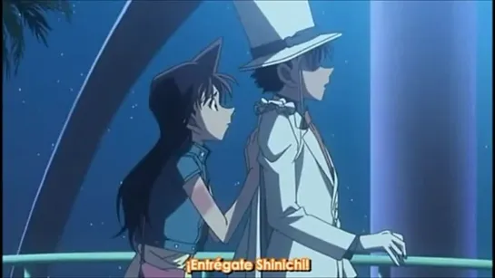 Kaito Kid and Ran [Complete Kiss Scene].