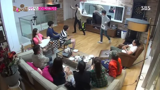 140727 SBS Roommate Ep.13 (Chanyeol and Baekhyun cuts only)