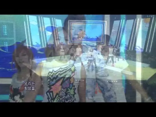 |perf 110724|  2PM и miss A - KungTari Shabara | Inkigayo