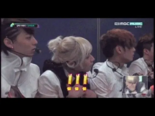 NU'EST - Cute "Shocked" Reactions (April 03, 2012) Show Champion