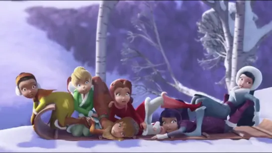 Disney Fairies - How To Ride A Toboggan