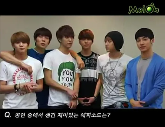 [CLIP] 7.07.2011 Melon (Fiction - May Popular Song) - BEAST Thank You Message