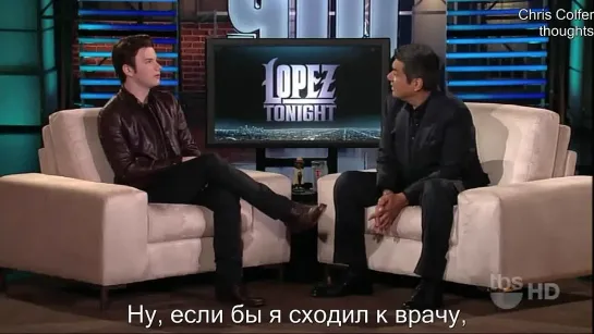 Chris Colfer on his voice (RUS SUB)