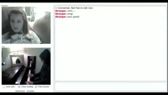 Chat Roulette Funny Piano Improv #1