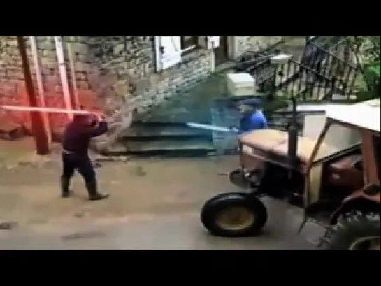 Star Wars - Old Men Lightsaber Duel.