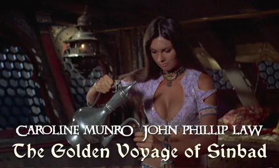 Caroline Munro, John Phillip Law (The Golden Voyage of Sinbad, 1973)