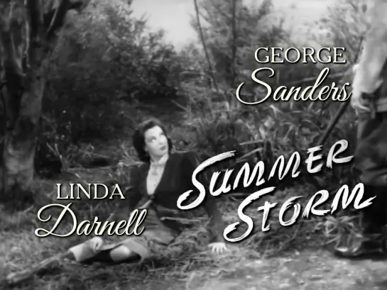 Linda Darnell, George Sanders (Summer Storm, 1944)