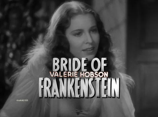 Valerie Hobson, Colin Clive (Bride of Frankenstein, 1935)