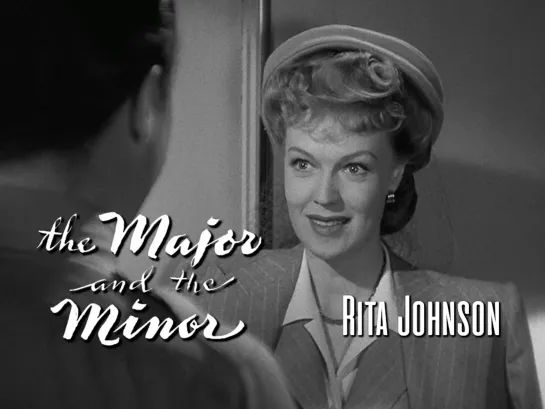 Rita Johnson, Ray Milland, Ginger Rogers (The Major and the Minor, 1942)