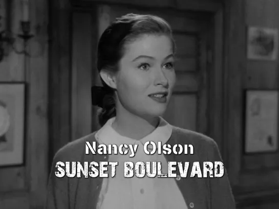 Nancy Olson, William Holden (Sunset Boulevard, 1950)