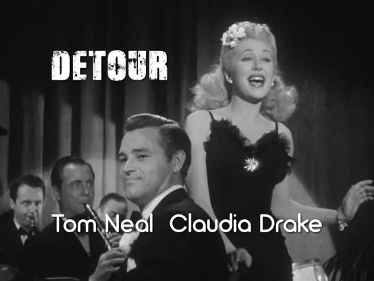 Tom Neal, Claudia Drake (Detour, 1945)