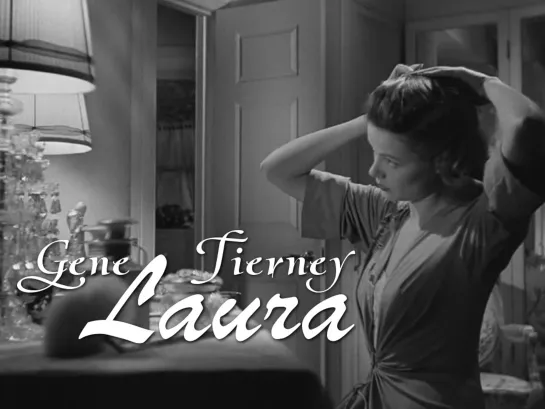 Gene Tierney. Final scene (Laura, 1944)