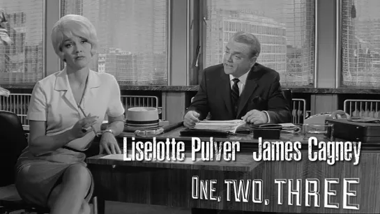 Liselotte Pulver, James Cagney (One, two, three, 1961)